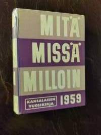 Mitä Missä Milloin 1959