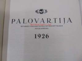 Palovartija, sidottu vuosikerta 1926