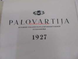 Palovartija, sidottu vuosikerta 1927