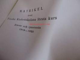 Första kadettkursen