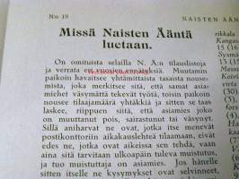 Naisen ääni   1914  nr  19