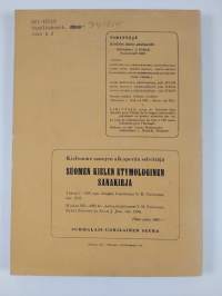 Virittäjä 1959 : 1-2 A