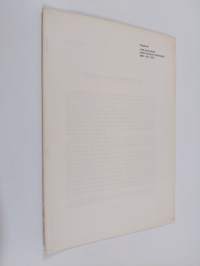Eripainos: Juhlajulkaisu Urho Kaleva Kekkonen 1900 - 3/9 - 1975
