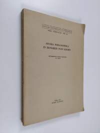 Studia philosophica in honorem Sven Krohn - septuagesimum annum complentis 2.V.1973