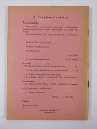 Salaojitusyhdistys 1952 : XXXIV. toimintavuosi