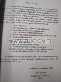 Mielipide yrityksiä taloudenpidon haitoista ja apukeinoista Kemi-Lapinmaassa (v. 1758 painoksen uuspainatus v. 1972)