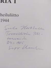 Suomen työläisurheilun historia 1-3 (signeerattu)