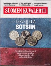 Suomen Kuvalehti 10.01.2014 N:o 2. Tervetuloa Sotsiin! Lobbarit ja poliittinen valtapeli.  Katso muut aiheet kuvista!