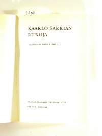 Kaarlo Sarkian runoja