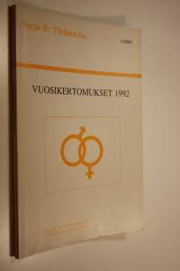 Vuosikertomukset 1992 n:o 3/93