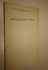 Die Vogelberingung in Finnland in den Jahren 1948 und 1949