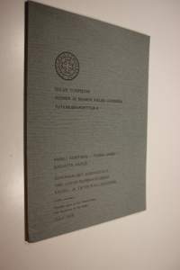Deverbaaliset substantiivit 1960-luvun suomenkielisessä kauno- ja tietokirjallisuudessa