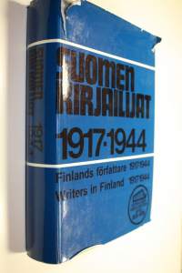 Suomen kirjailijat 1917-1944 : pienoiselämäkerrat : teosbibliografiat : tutkimusviitteet = Finlands författare 1917-1944 : kortbiografier : verkförteckningar : li...