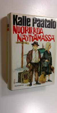 Nuorikkoa näyttämässä (signeerattu)