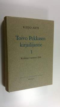 Toivo Pekkasen kirjailijantie 1, Kehitys vuoteen 1941