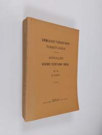 Suomalaisen tiedeakatemian toimituksia ser. A. tom. XXIV= Annales academiæ scientarium Fennicæ