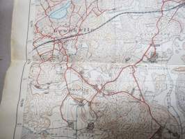 Grankulla (Kauniainen) 6670/80 - 5400/50 1944 -kartta