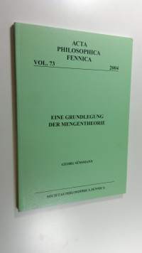 Eine Grundlegung der Mengentheorie