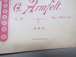 Euterpe - Vals af G. Armfelt (Åbo) -nuotit