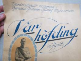 Vår Höfding (Carl Gustaf Emil Mannerheim) - Marsch af Axel von Kothen -nuotit