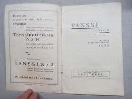 Tanssi nr 2 - Levytukku Oy - valittua tanssiohjelmistoa, kansikuvitus Einari Wehmas