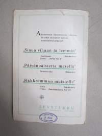 Tanssi nr 2 - Levytukku Oy - valittua tanssiohjelmistoa, kansikuvitus Einari Wehmas