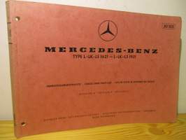 Mercedes-Benz type L-LK-LS 1621 - L-LK-LS 1921 - Chassis Spare Parts List Edition A