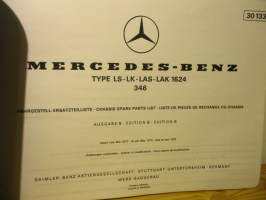 Mercedes-Benz type LS-LK-LAS-LAK 1624 - Chassis Spare Parts List Edition B