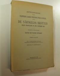 Anteckningar enligt professor Jaakko Forsmans föreläsningar öfver de särskilda brotten enligt strafflagen af den 19 december 1889 3, Brotten mot statens rättsgebit