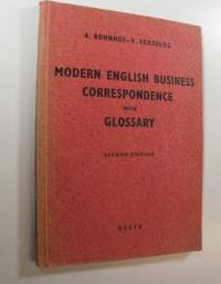 Modern English business correspondence with glossary