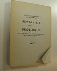 Suomen lakimiesliiton lakimiespäivien pöytäkirja 1960