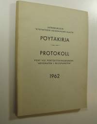 Jatkokurssin kysymyksiä asianajajan alalta, pöytäkirja 1962