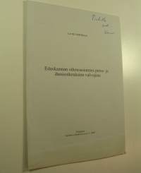 Eduskunnan oikeusasiamies perus- ja ihmisoikeuksien valvojana, eripainos Lakimies-lehdestä n:o 6-7, 1999 (tekijän omiste)