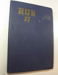 RUK 77 - upseerikurssin 2.2.-53-23.5.-53 kurssikirja