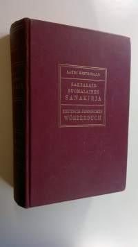 Saksalais-suomalainen sanakirja = Deutsch-Finnisches Wörterbuch