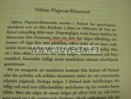 Släkten Plagman-Ehrnrooth Ättlingar födda på 1500- och 1600-talet