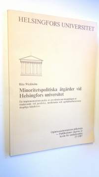 Minoritetspolitiska åtgärder vid Helsingfors universitet