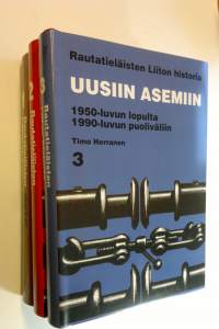 Rautatieläisten liiton historia 1-3 ;  Vaikeat vuosikymmenet : kehitys vuoteen 1930 ; Kasvun aika : vuodet 1930-1971 ; Uusiin asemiin : 1950-1990