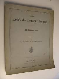 Aus dem Archiv der Deutschen Seewarte XII. Jahrgang: 1889 - Herausgegeben von der Direktion der Seewarte