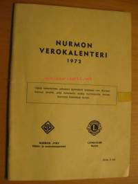 Nurmon verokalenteri 1972