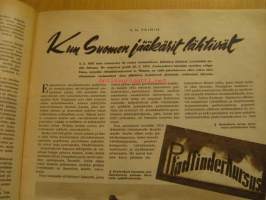 Suomen Kuvalehti 1955 nr 4, Minnesotan suomalaisia osa II, kun Suomen jääkärit lähtivät