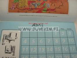 Honeywell calendar 1971 -seinäkalenteri