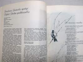 Maatalousnainen 1969 nr 12 Joulunumero, Maatilojen luonnonsuojelu, Perniön nukke ja Yliskylän emännän korut, Katajasta kaunista, Euran Maatalousnaiset 40 vuotta, ym.