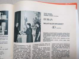 Maatalousnainen 1969 nr 12 Joulunumero, Maatilojen luonnonsuojelu, Perniön nukke ja Yliskylän emännän korut, Katajasta kaunista, Euran Maatalousnaiset 40 vuotta, ym.