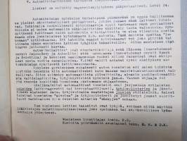 Kytkinkaavakokoelma - Ammattikasvatushallitus koulutusmoniste noin v. 1945 -amerikkalaisvalmisteisten autojen sähkölaiteopetuskaavoja noin vuoteen 1942 asti