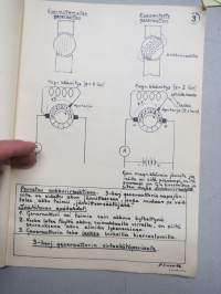 Kytkinkaavakokoelma - Ammattikasvatushallitus koulutusmoniste noin v. 1945 -amerikkalaisvalmisteisten autojen sähkölaiteopetuskaavoja noin vuoteen 1942 asti