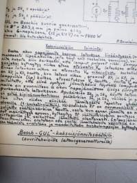 Kytkinkaavakokoelma - Ammattikasvatushallitus koulutusmoniste noin v. 1945 -amerikkalaisvalmisteisten autojen sähkölaiteopetuskaavoja noin vuoteen 1942 asti