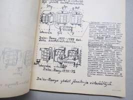 Kytkinkaavakokoelma - Ammattikasvatushallitus koulutusmoniste noin v. 1945 -amerikkalaisvalmisteisten autojen sähkölaiteopetuskaavoja noin vuoteen 1942 asti