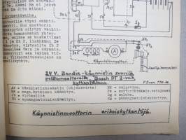 Kytkinkaavakokoelma - Ammattikasvatushallitus koulutusmoniste noin v. 1945 -amerikkalaisvalmisteisten autojen sähkölaiteopetuskaavoja noin vuoteen 1942 asti