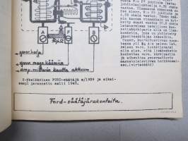 Kytkinkaavakokoelma - Ammattikasvatushallitus koulutusmoniste noin v. 1945 -amerikkalaisvalmisteisten autojen sähkölaiteopetuskaavoja noin vuoteen 1942 asti